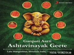 Jai Dev Jai Dev Jai Mangal Murti (Ganpati Aarti)